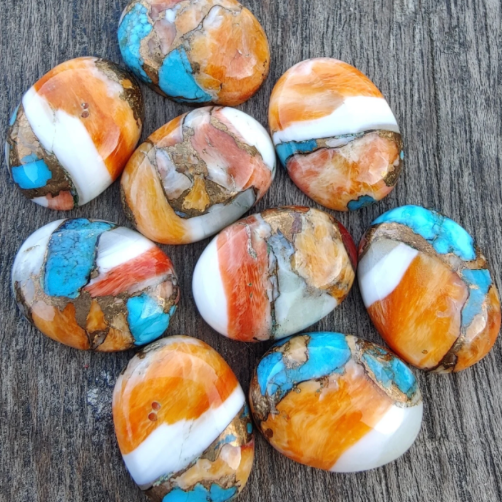 Stone Bolo | Natural Spiny Oyster Turquoise
