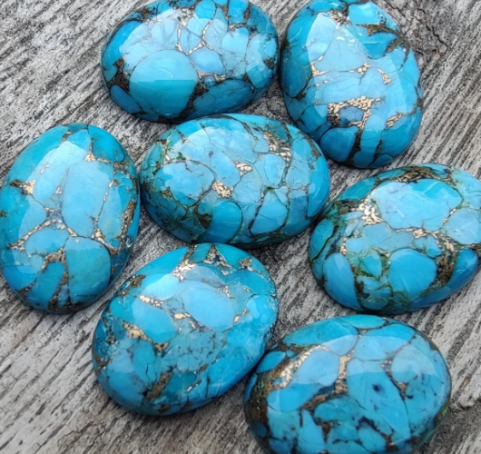 Stone Bolo | Natural Blue Copper Turquoise