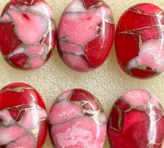 Stone Bolo | Red Turquoise Cabochon